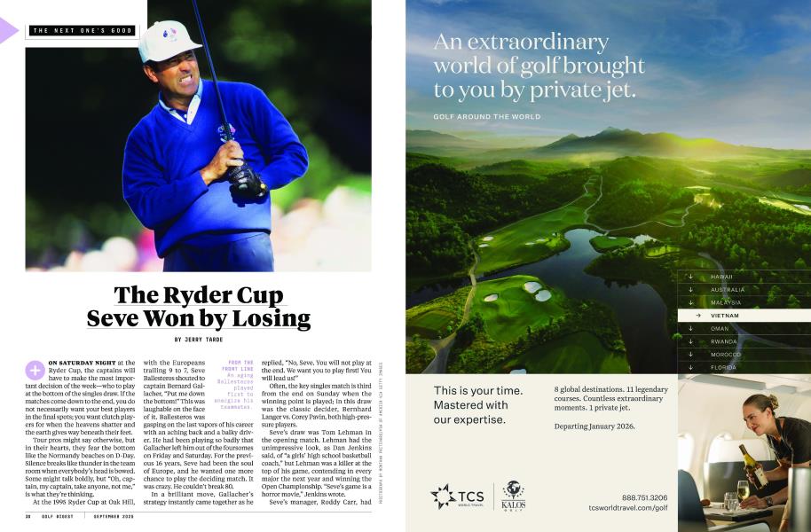 The Ryder Cup Seve Won by Losing