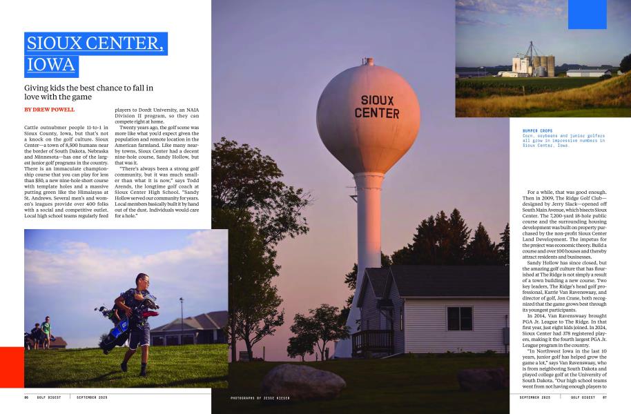SIOUX CENTER, IOWA