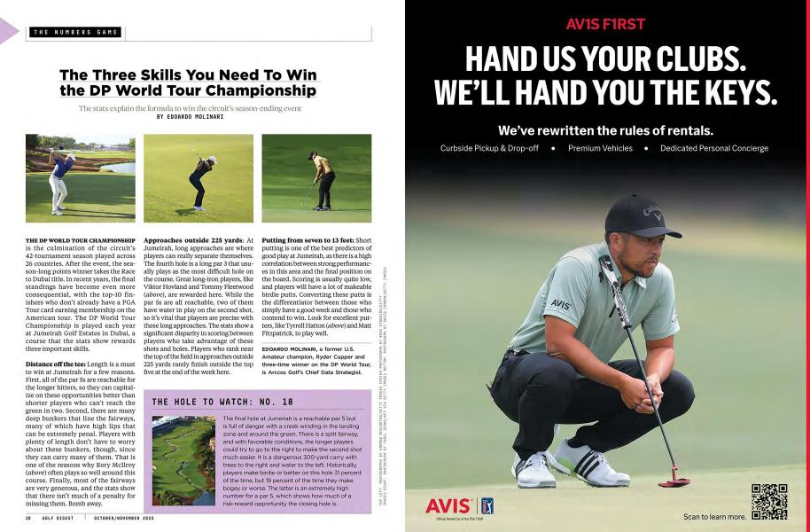 The Three Skills You Need To Win the DP World Tour Championship