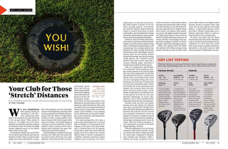 Your Club for Those ‘Stretch’ Distances