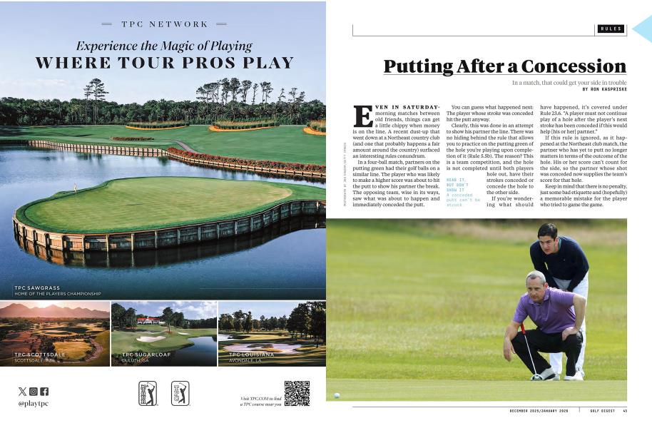 Putting After a Concession