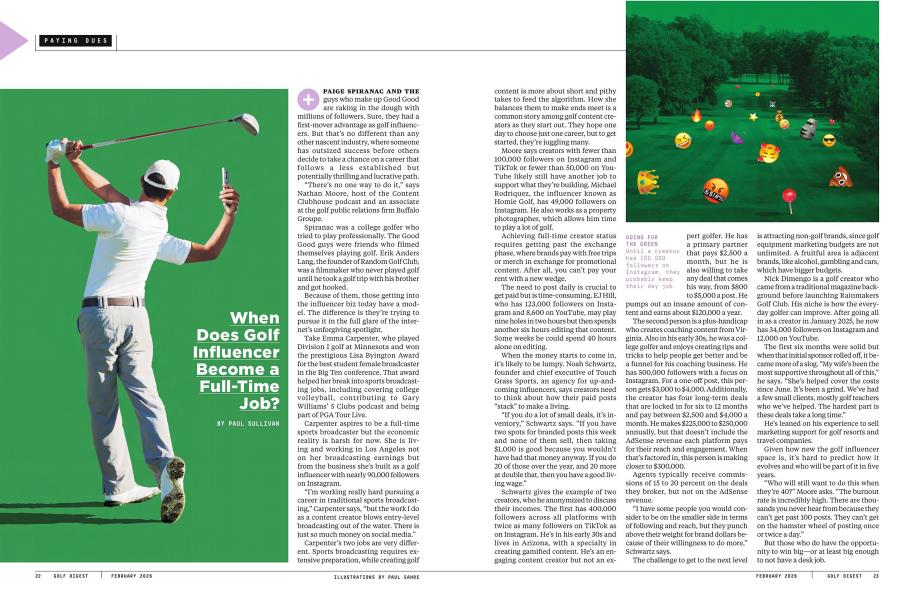 When Does Golf Influencer Become a Full-Time Job?