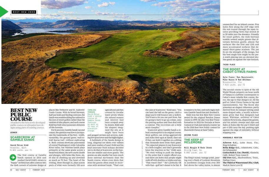 BEST NEW PUBLIC COURSE