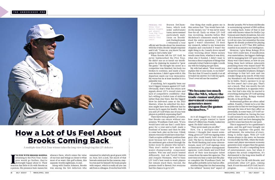 How a Lot of Us Feel About Brooks Coming Back