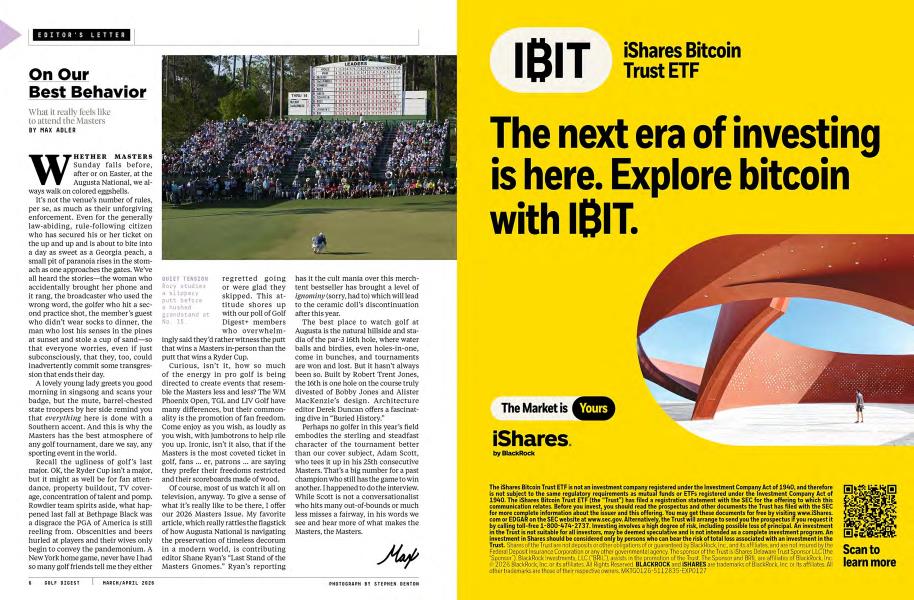 On Our Best Behavior