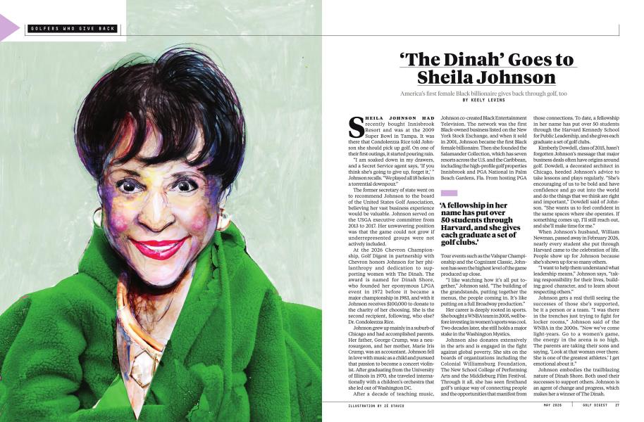 ‘The Dinah’ Goes to Sheila Johnson