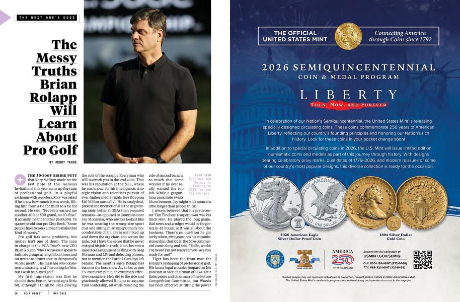 The Messy Truths Brian Rolapp Will Learn About Pro Golf