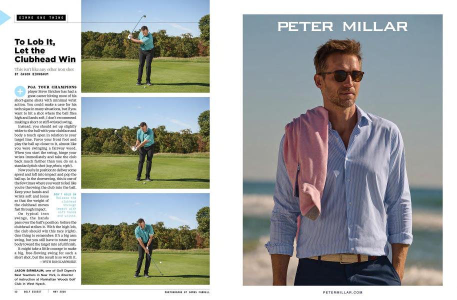 To Lob It, Let the Clubhead Win